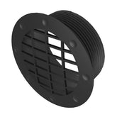Whale Duct Fitting 65mm Fixed Vent Black - DX6536B
